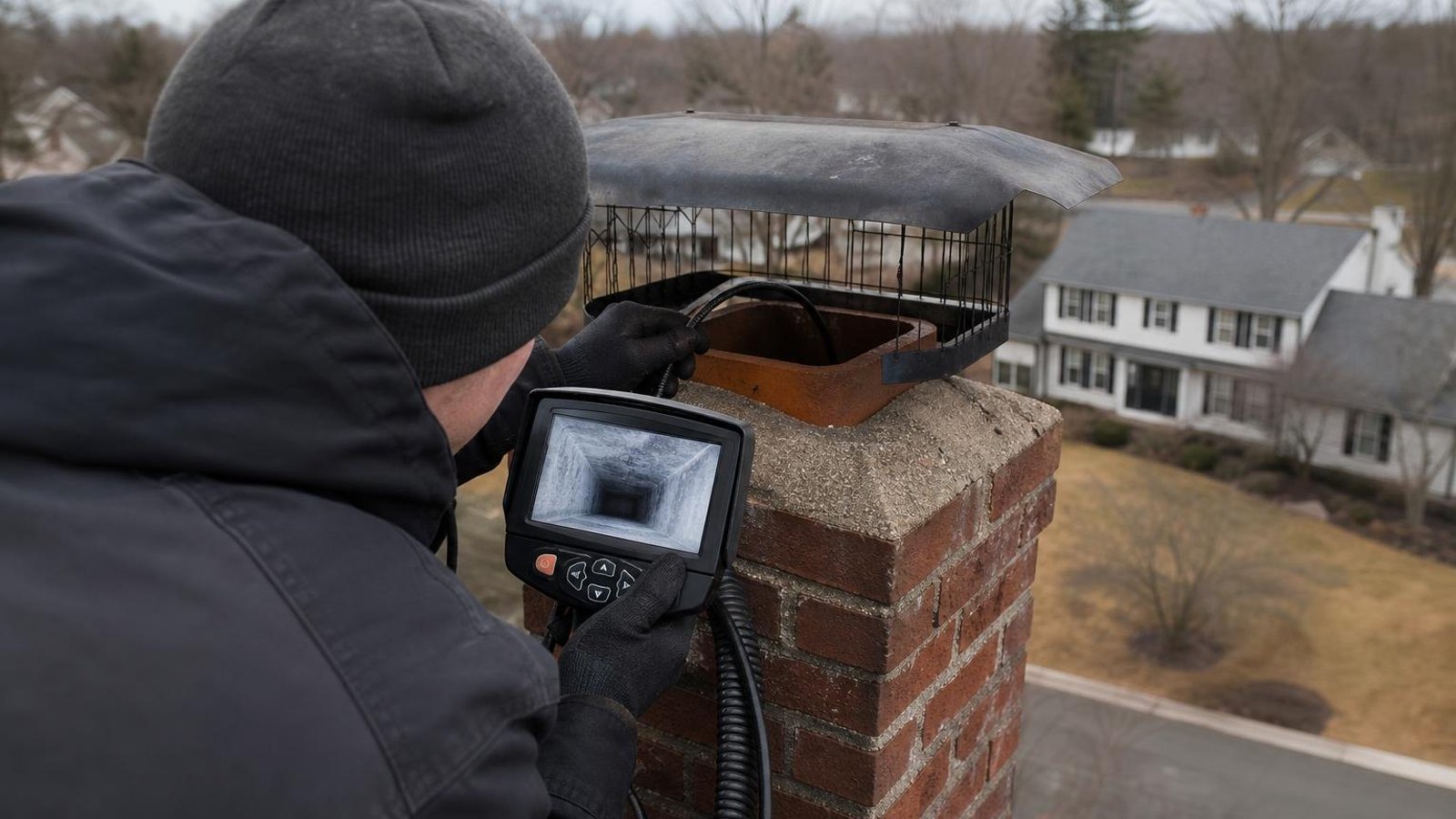 Practical chimney sweep & inspection in Wayne
