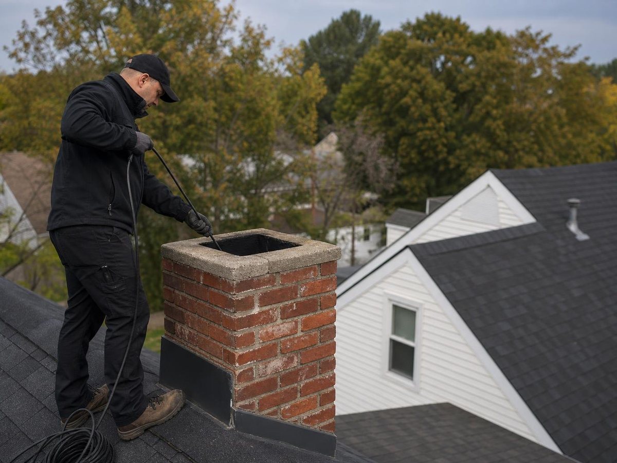 Barrett Chimney Service work in Wayne